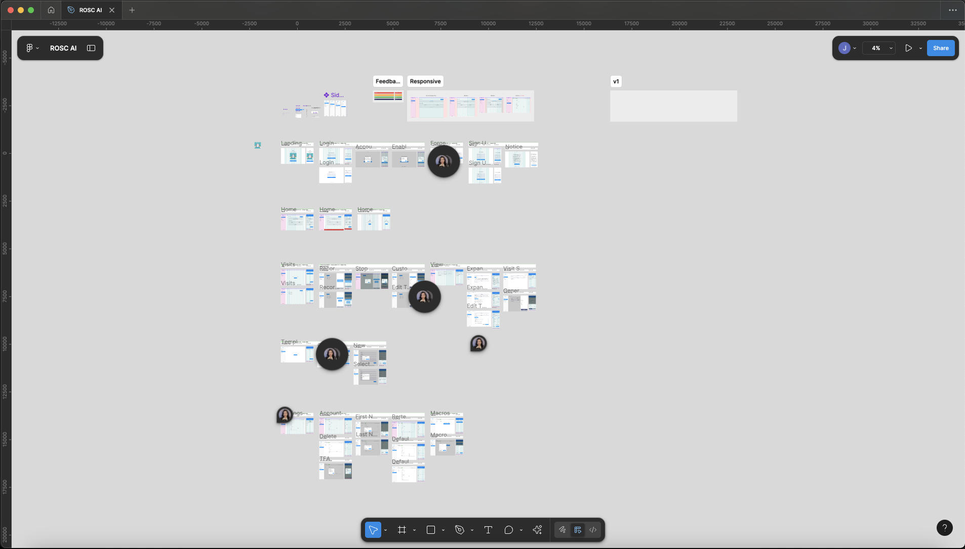 ROSC Figma Design Mockups